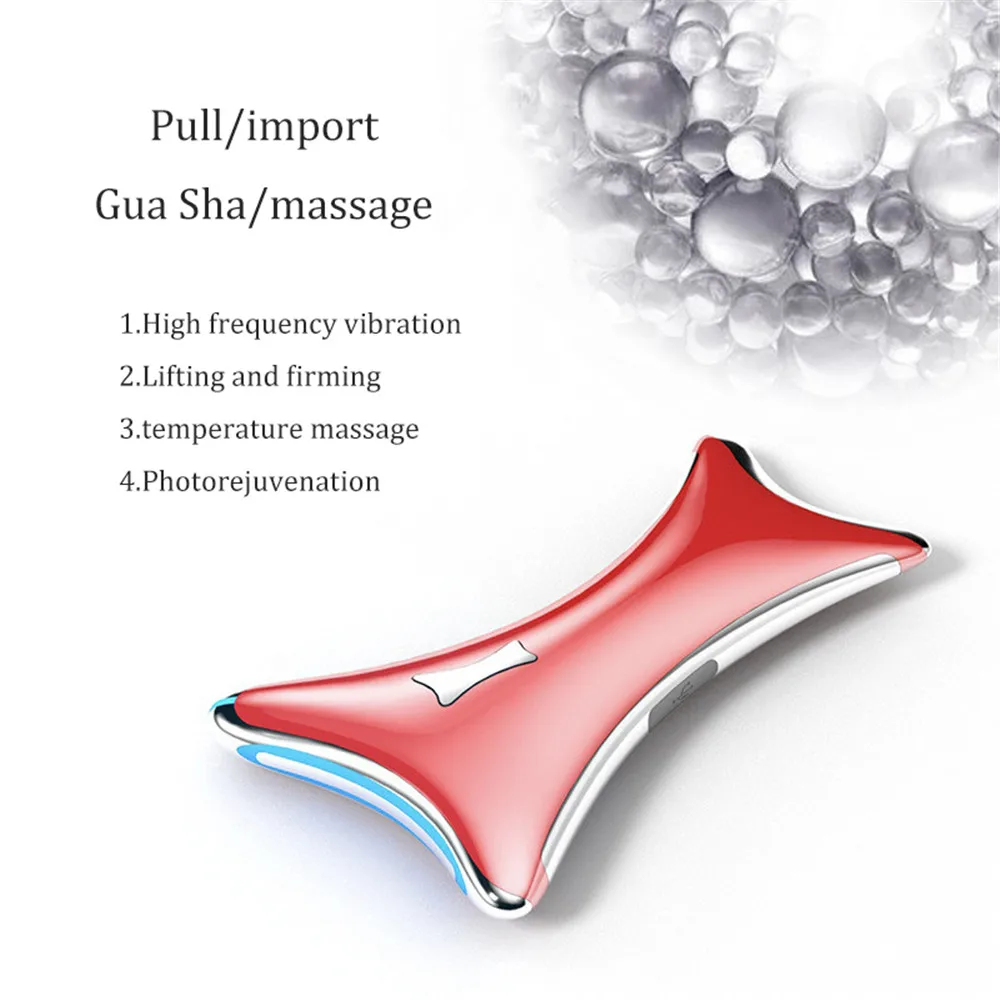 

Micro-current Face Massager Heating Vibration Gua Sha Tool EMS Facial Massager For Face Electric Body Beauty Massage Machine