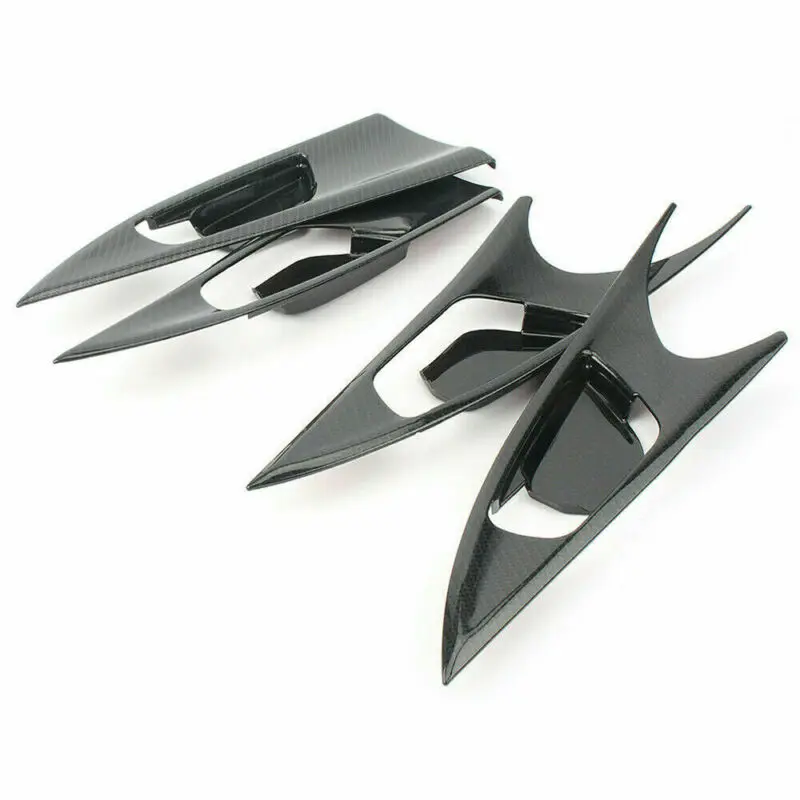 Carbon Fiber Style Door Handle trim Cover For Honda Civic 2016-2018 4pcs Set Car | Interior Mouldings