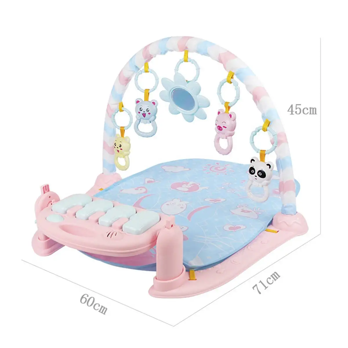 

Music Baby Mat Gym Newborn Infant Baby Musical Piano Play Mat Blanket Kids Activity Carpet Crawling Mat 3 in1 Kids Mat