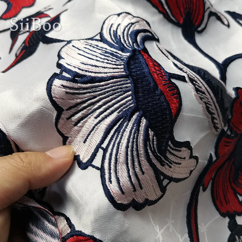 Итальянская 3D красочная цветочная тисненая стильная элегантная жаккардовая