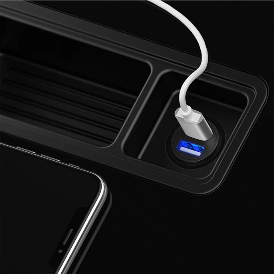 4.8A автомобильный сигаретный светильник er Dual USB Автомобильное зарядное устройство адаптер питания 12-24 В розетка для автомобильного прикуривателя сплиттер с светодиодный светильник