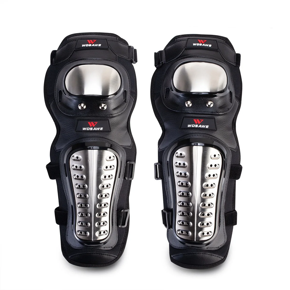 

1Pair Motorcycle Kneepad Elbow Stainless Steel Moto Elbow Knee Pads Motocross Racing Protective Gear Protector Guards Kit