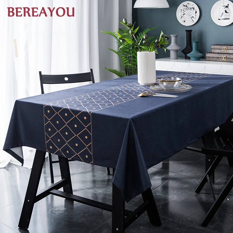 Роскошные скатерти золотые бархатные рождественские для свадебного стола