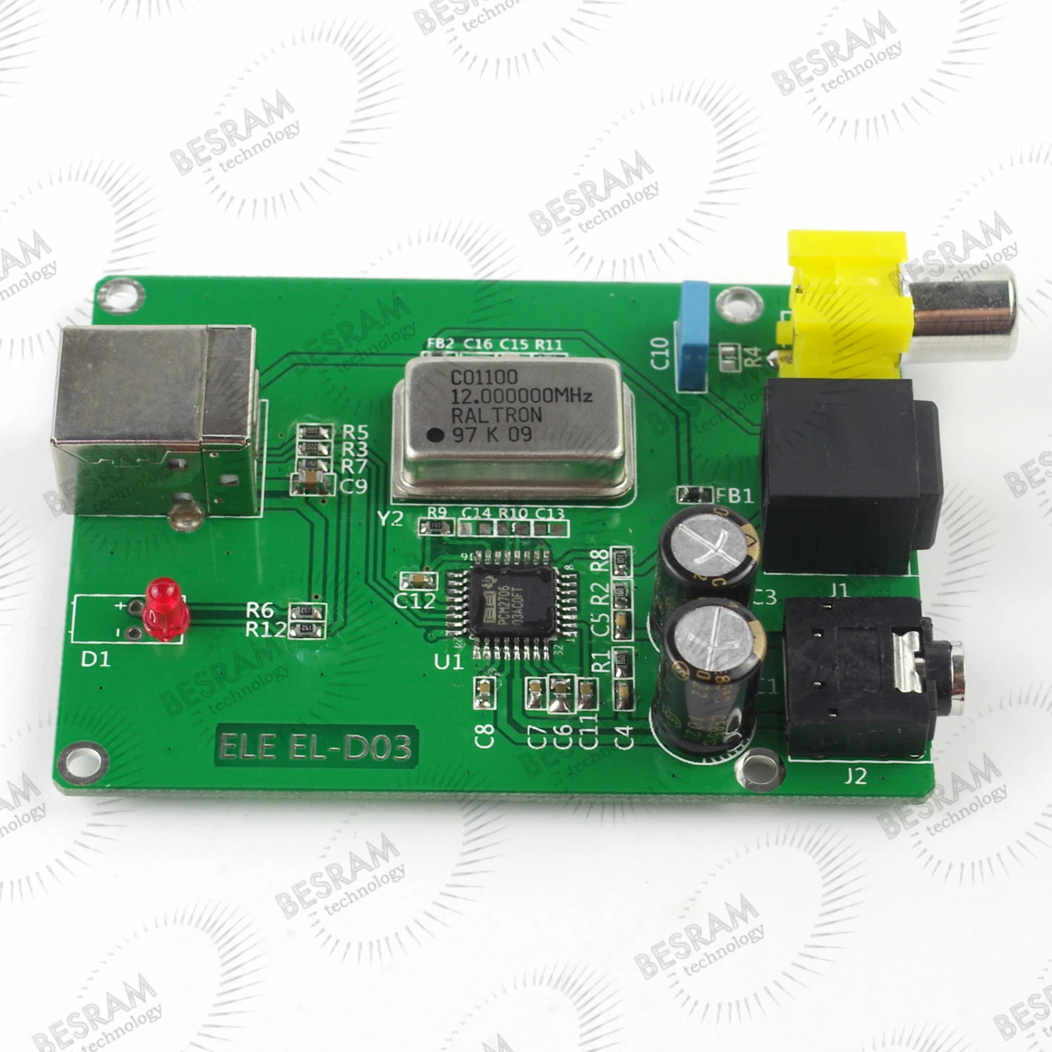 

EL-D05 PCM2706 Decoder Active Crystal + Coaxial Optical Output