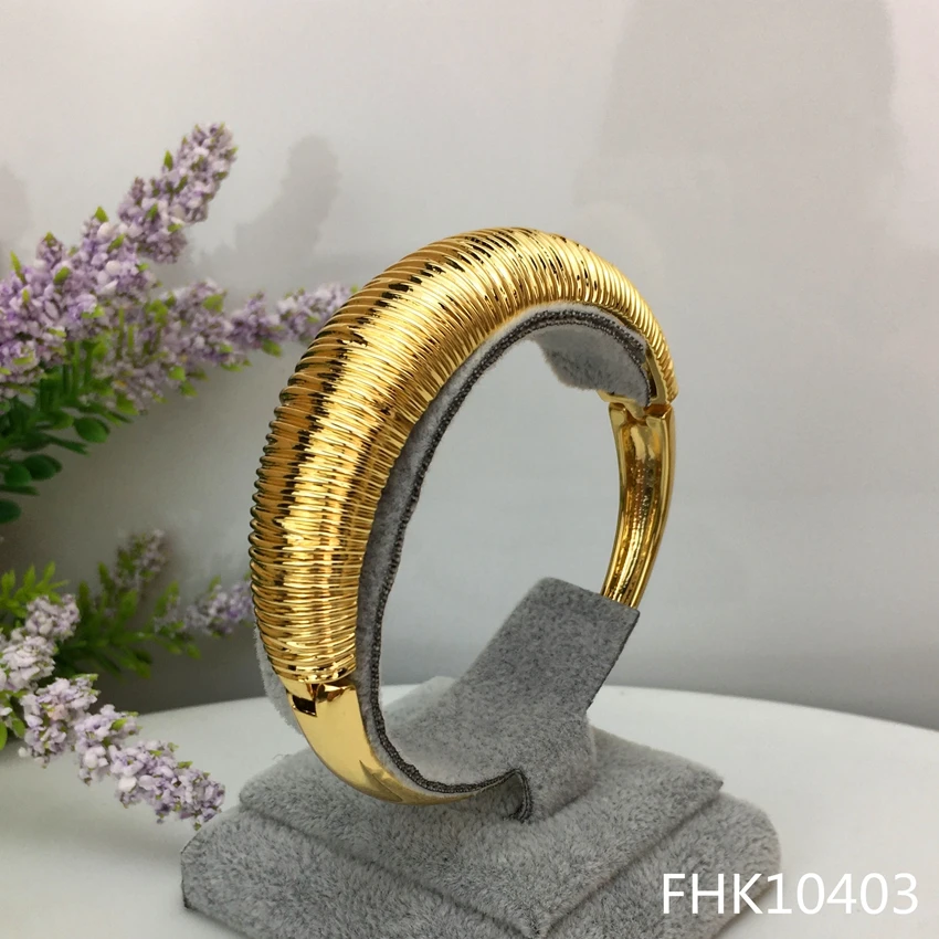 Yuminglai уникальный дизайн 24K Дубай золотые браслеты модный браслет FHK10403|Ювелирные