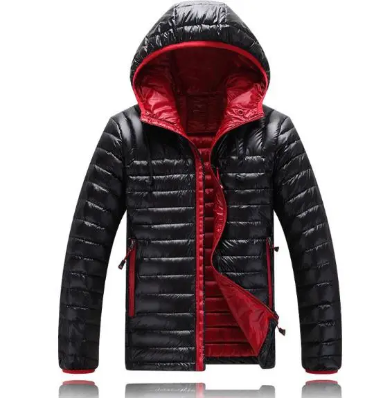 Новая зимняя мужская куртка новая тонкая и Легкая Куртка пуховая M XXXXXL Мужская