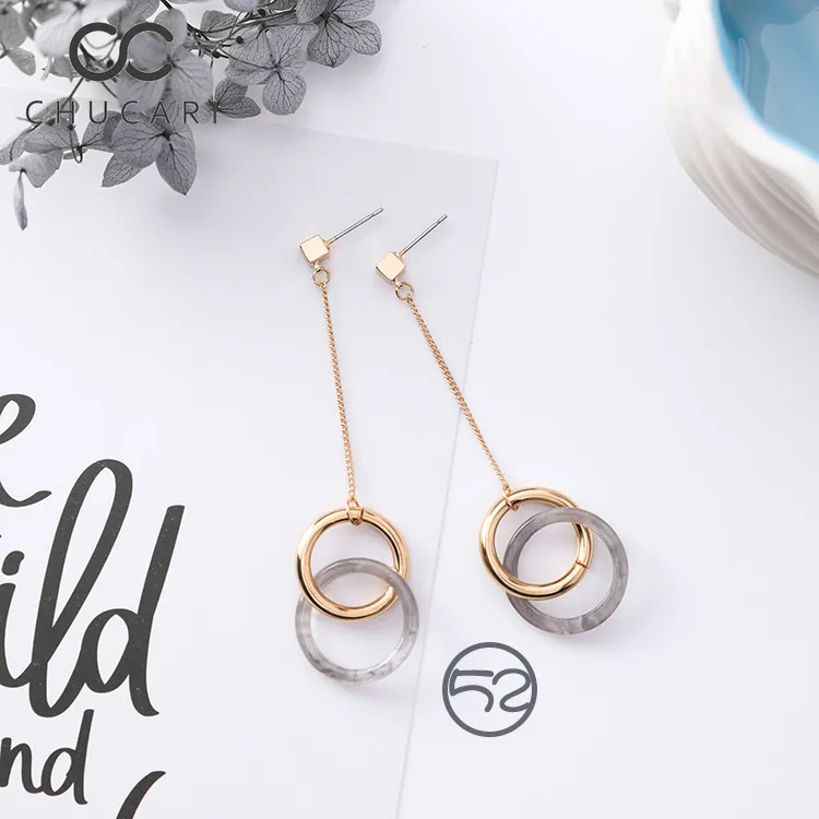 Женские серьги в виде цветка Sen серое винтажное ювелирное изделие ручной работы с