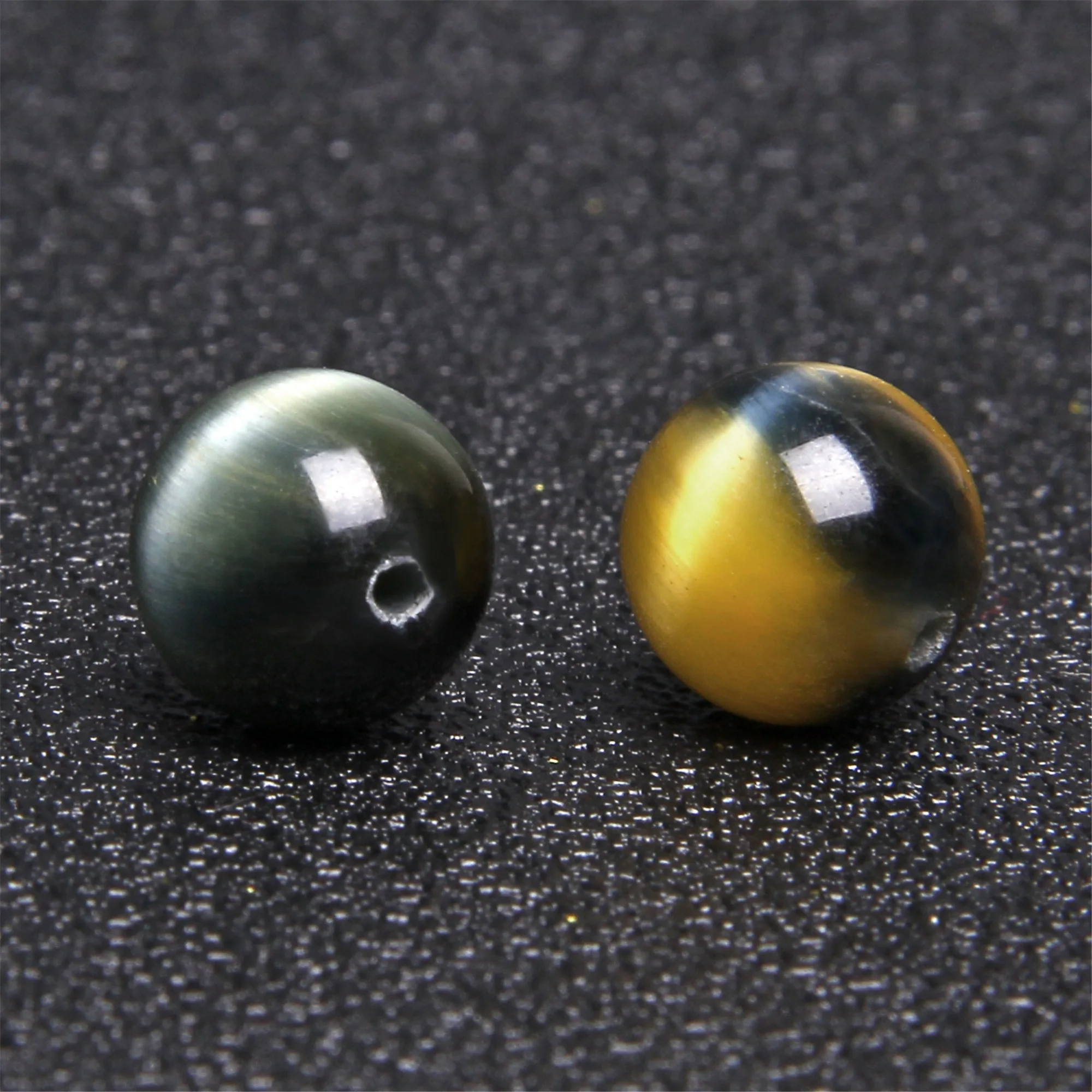 

Dream Yellow Tiger Eye Beads Round Smooth Polished Stone Polished Tiger Eye DIY Loose Spacer Beads For Jewelry Making Bracelet