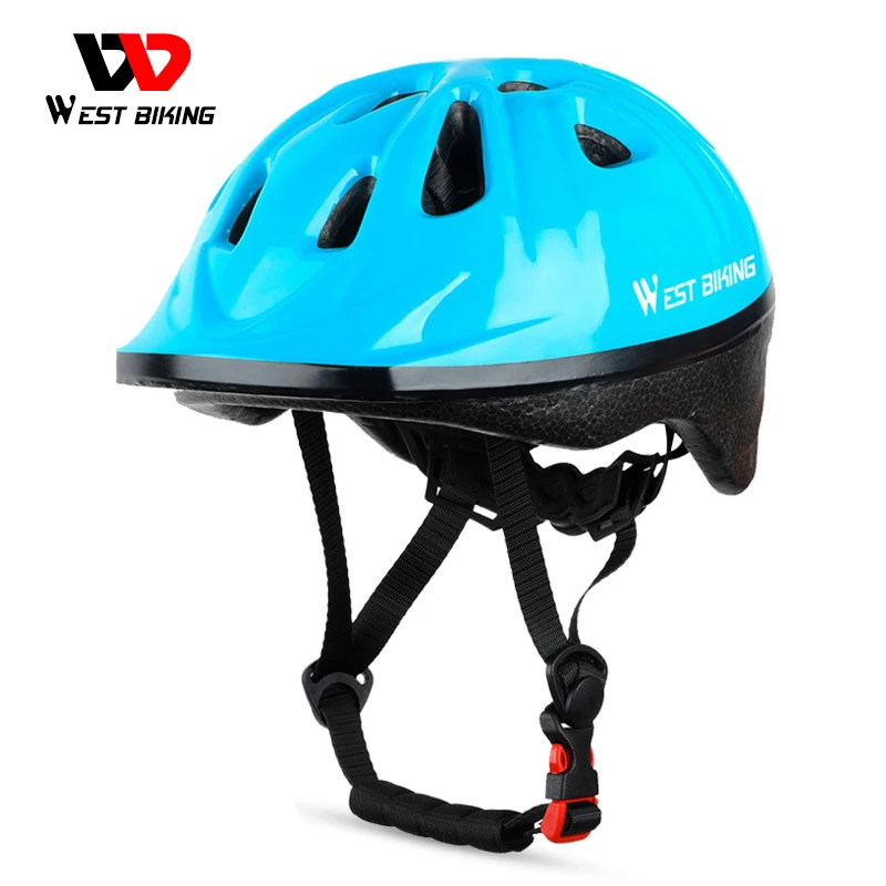 

WEST BIKING Kids Bicycle Helmet Ultralight EPS Children's Protective Gear Girls Boys Cycling Riding Sports Safety Cap Helmet