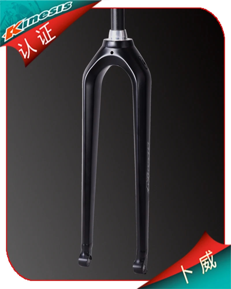 Kinesis 27," 650B 29er алюминиевая MTB Boost вилка жесткая коническая 1/8" до 1 1/" дисковый тормоз 110 мм x 15 мм через ось вилки