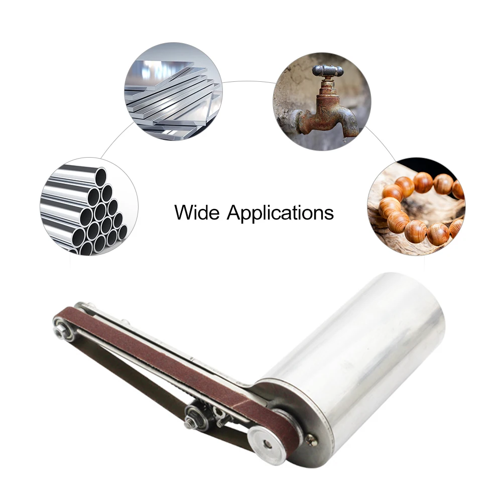 Мини ручной Электрический полировальный станок 24 В 90 Вт ленточная шлифовальная