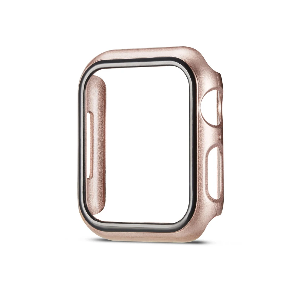 Роскошный Жесткий чехол из поликарбоната для Apple Watch 4 5 40 44 мм защитная рамка