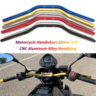 Алюминиевые Анодированные ручки 22 мм 78 дюйма для мотоцикла Honda CB650R CB500X FZ1 XJ6 Cafe Racer Versys 650 Nissan 400