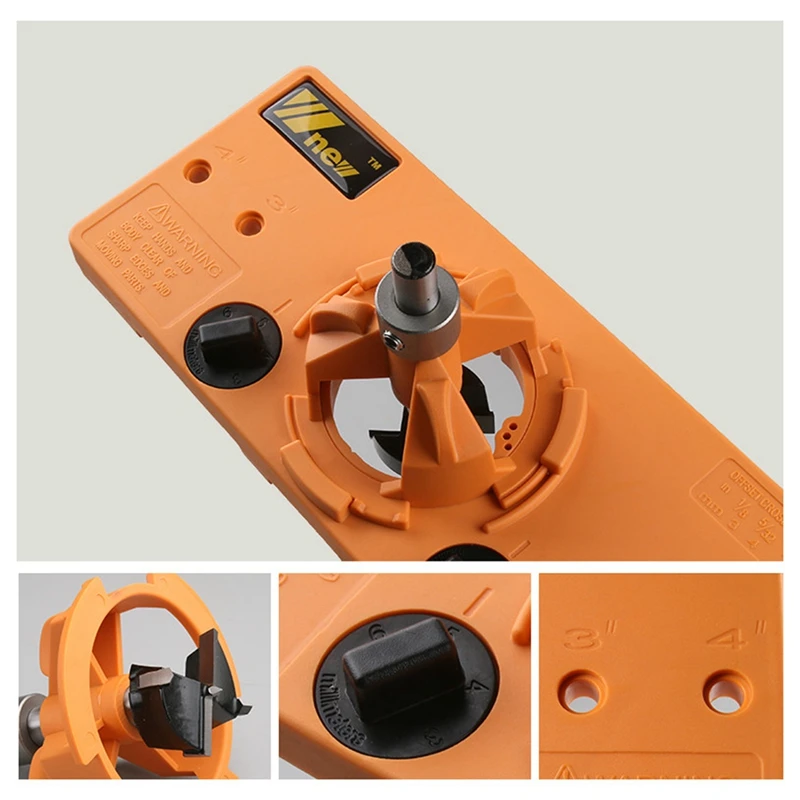 

New 35MM Cup Style Hinge Jig Boring Hole Drill Guide + Forstner Bit Wood Cutter Carpenter Woodworking DIY Tools