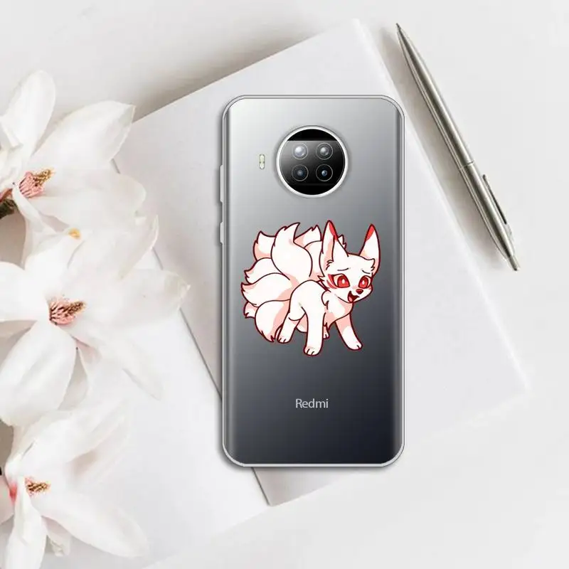 

Little fox animal Cute animal painting Phone Case Transparent for Xiaomi Redmi note 10 t 8 9 pro lite 11