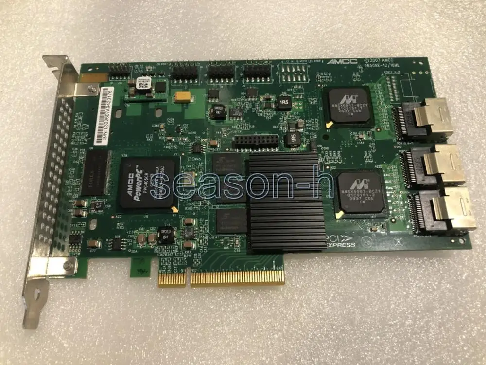 Контроллер RAID 9650SE-12ML 12 портов PCI-E SATA II 0 1 5 6 10 50 jhio 3 версии | Компьютеры и офис