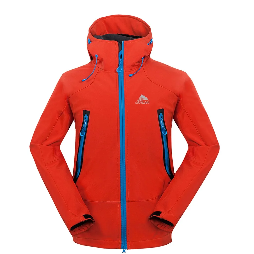 Мужская теплая куртка с капюшоном Повседневная Водонепроницаемая