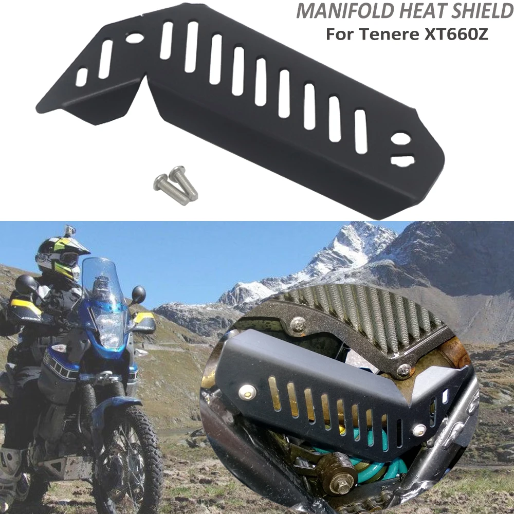 

Manifold Heat Shield Protecting Mask Insulation Board Baffle Exhaust Pipe System Guard Protector Cover For Yamaha Tenere XT660Z