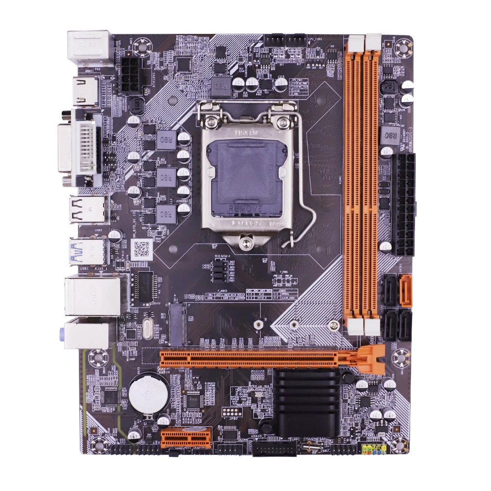Материнская плата B75 LGA 1155 M.2 NVME USB 3 0 SATA III материнская DDR3 ОЗУ для Intel LGA1155 I3 I5 I7 ЦП Xeon