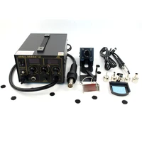 yihua 968da hot air repair rework station with digital smd soldering iron tip free shipping