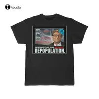 Bill Gates Depopulation Men'S Short Sleeve Tee Tee Shirt