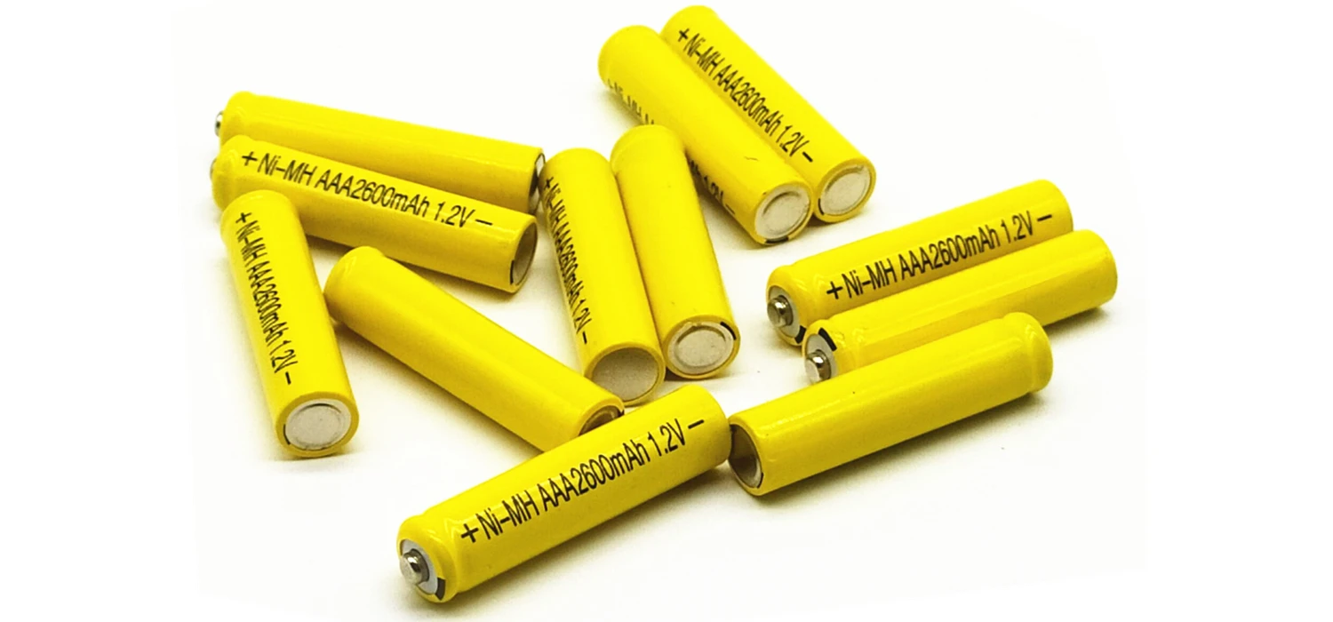 12 шт./лот 1,2 V желтый 2600mAh NiMh AAA аккумулятор ni-mh AAA батареи Battria