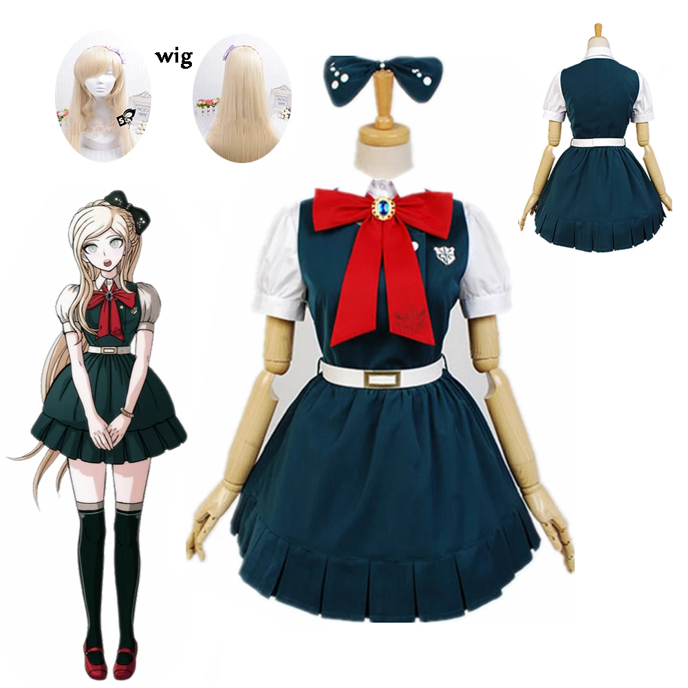 Новый аниме супер данганронпа 2: Sayonara Zetsubou Gakuen Sonia nevermind Косплей костюмы и парик