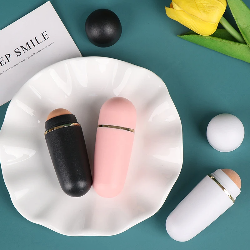 

Face Oil Absorbing Roller Volcanic Stone Beauty Oil Removing Rolling Stick Ball