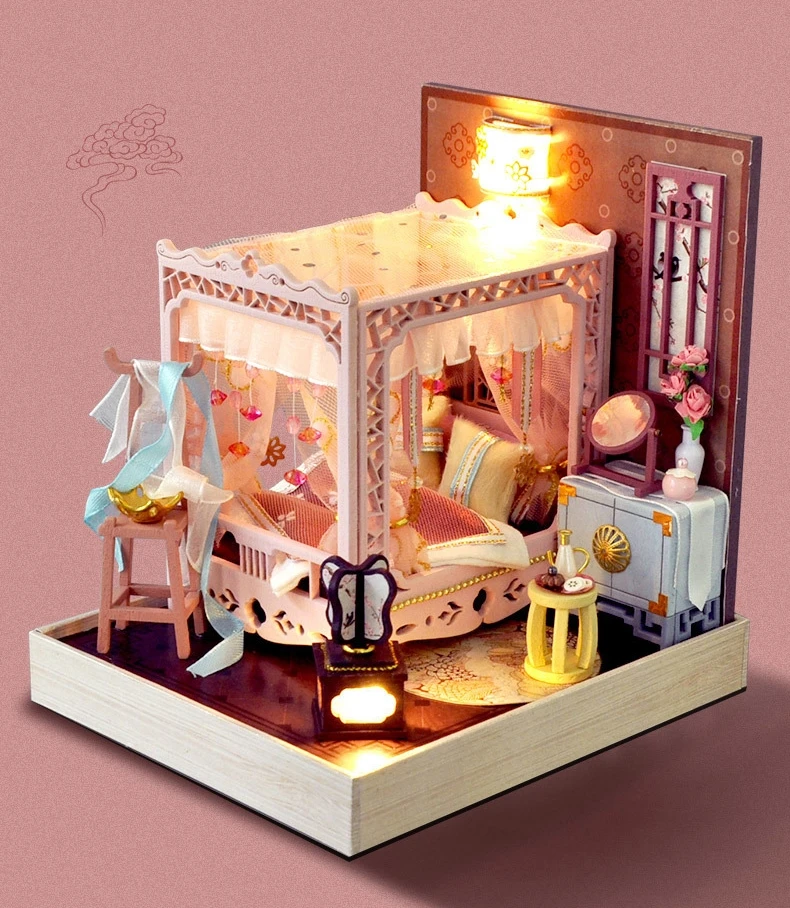 Новые деревянные кукольные домики для самостоятельного обучения Классическая