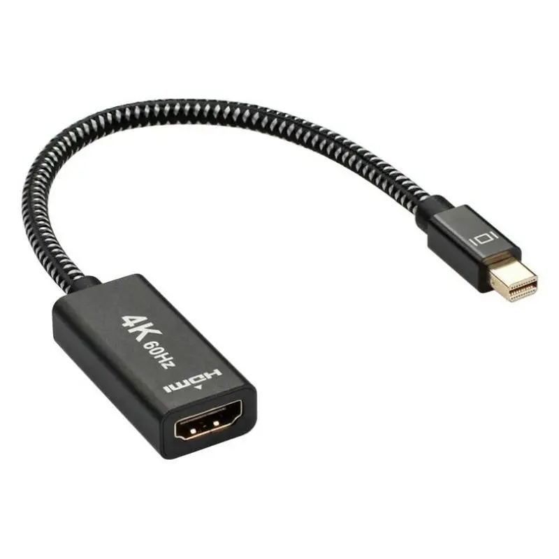 

High Quality 1080P 4K 60Hz Mini DisplayPort Male to HDMI-compatible Female Adapter Converter