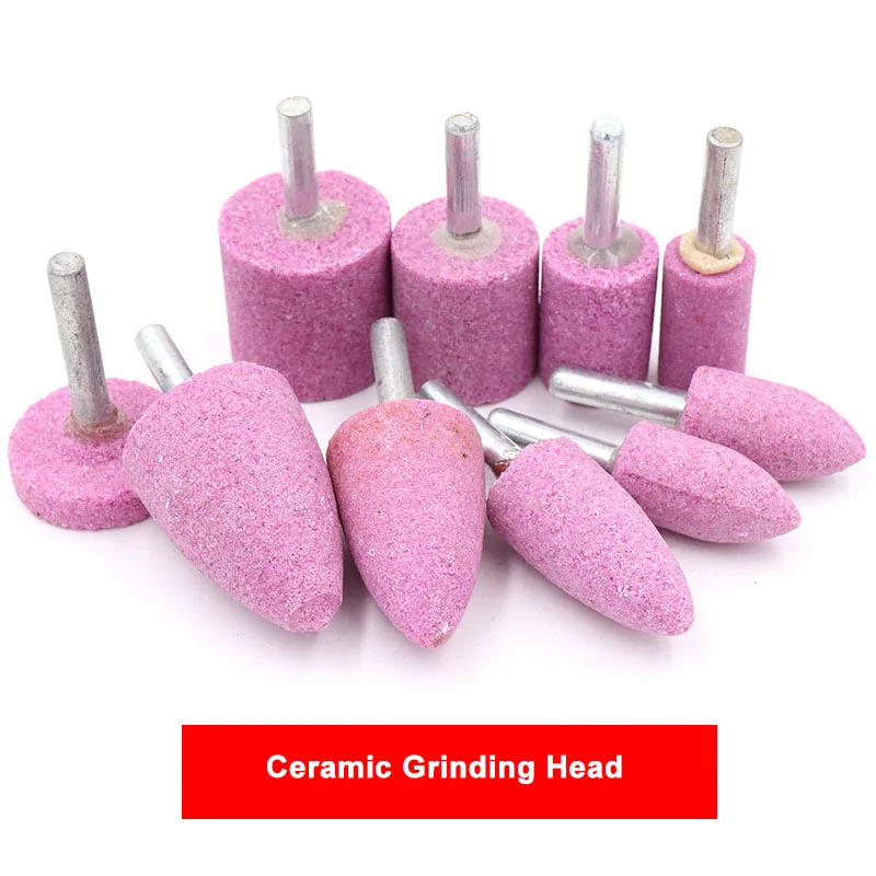 Абразивный камень с хвостовиком 6 мм цилиндрический шлифовальный круг для