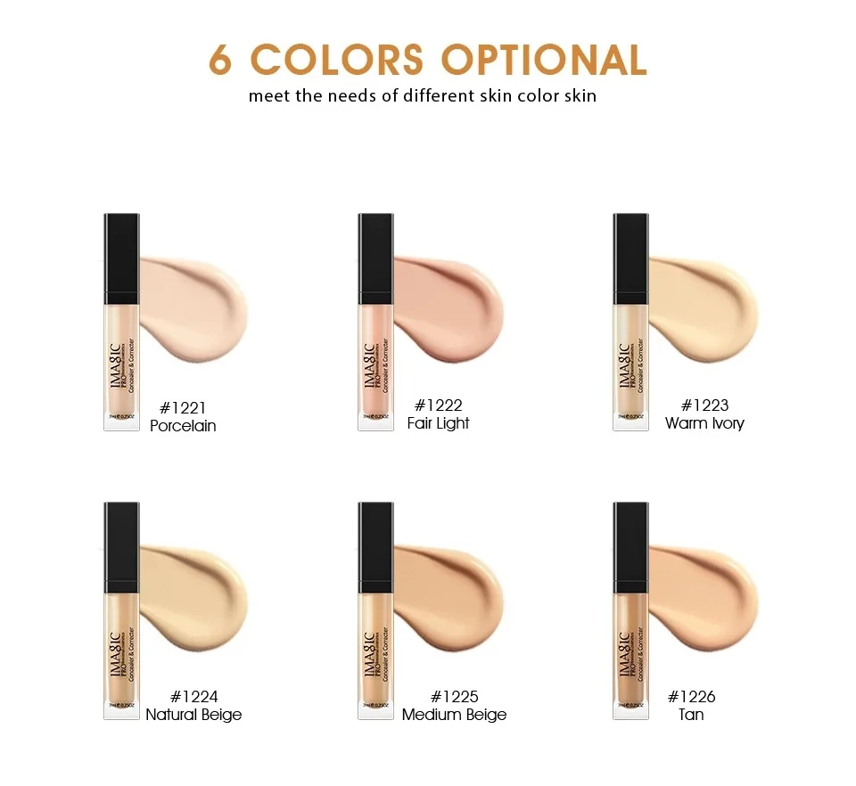 IMAGIC консилер макияж праймер для лица контур жидкий гладкий укрыватель 6 цветов