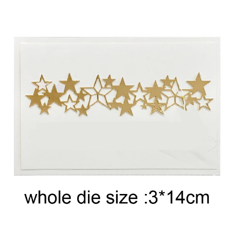 Металлические Вырубные штампы Звездные Соединенные границы вырезанные формы