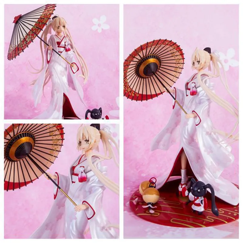 Фигурка аниме Kasugano Sora в одиночестве где мы меньше одного белая кимоно