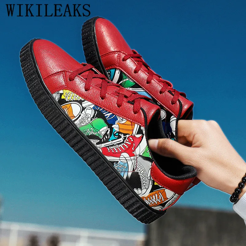 Сезон весна осень Модные белые кроссовки Мужская обувь Повседневная Роскошная