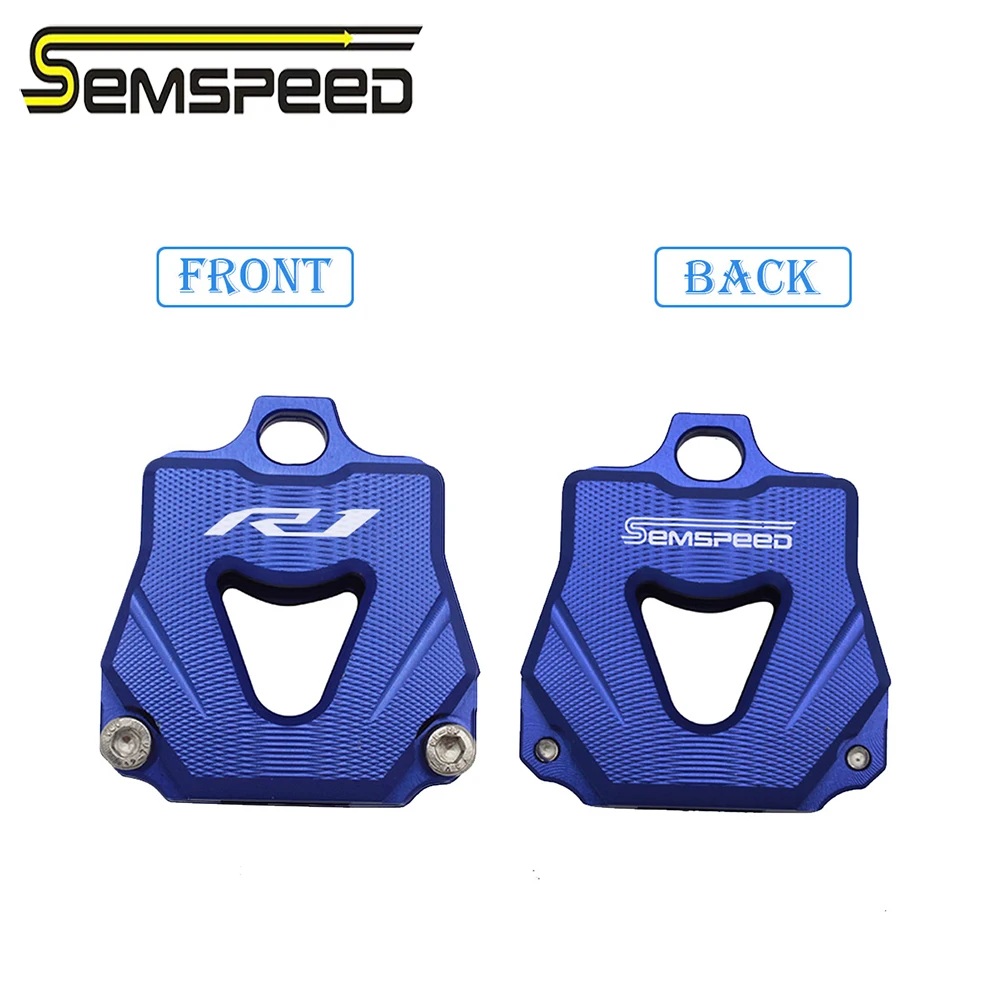 SEMSPEED R1 логотип мотоцикла с ЧПУ чехол для ключей YAMAHA YZF R1M R1S 1998 1999-2018 2019 2020 2017 2009 2010