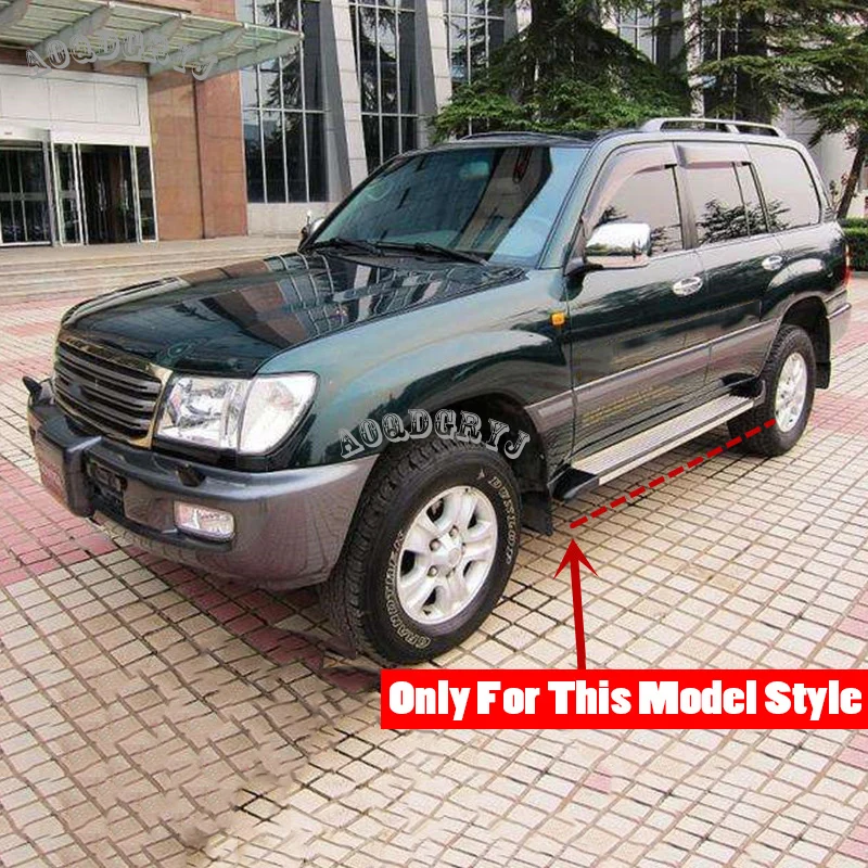 Автомобильные аксессуары 1 шт. бары Nerf подножки отделка крышки для Toyota Land Cruiser LC100