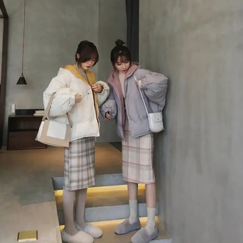

Net red coat on both sides, women's short bread clothes, cotton padded clothes, women's 2020 new Korean version, winter