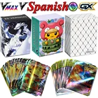 Карты Pokemon на испанском языке 2021 Новое поступление VMAX голографические игральные карты игра Castellano Espaol детская игрушка