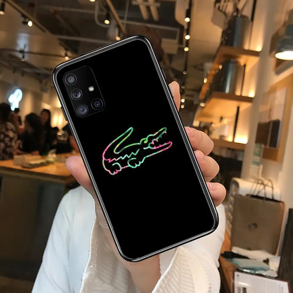 

Luxury art L-Lacoete marca Phone Case Hull For Samsung Galaxy A 50 51 20 71 70 40 30 10 80 E 5G S Black Shell Art Cell Cove