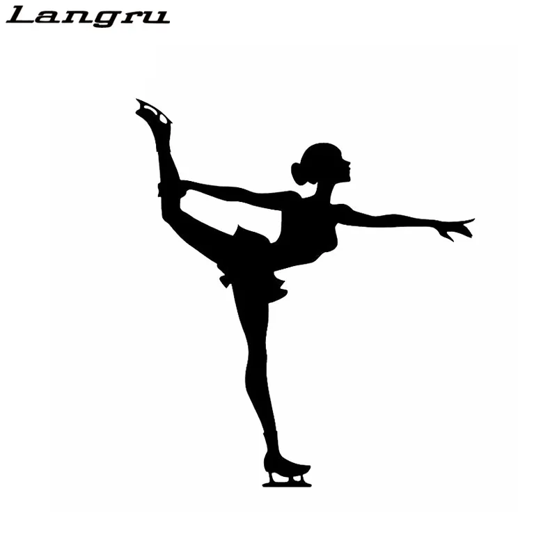 

Langru 11,9*13,6 см модный Декор для фигурного катания, стикер для моделирования автомобиля, виниловый Экстремальный движение, автомобильные аксе...