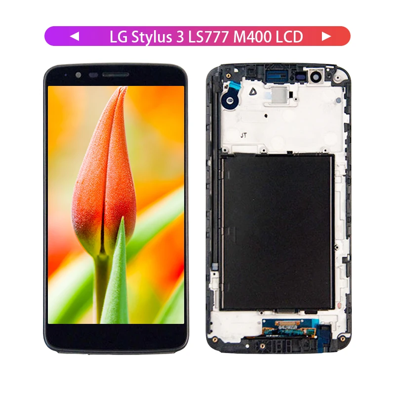 Протестированный 5,7 '' ЖК-дисплей для LG-Stylus 3 LS777 lcd M400 M400DF M400N M400F M400Y сенсорный экран дигитайзер+ рамка в сборе K10 Pro