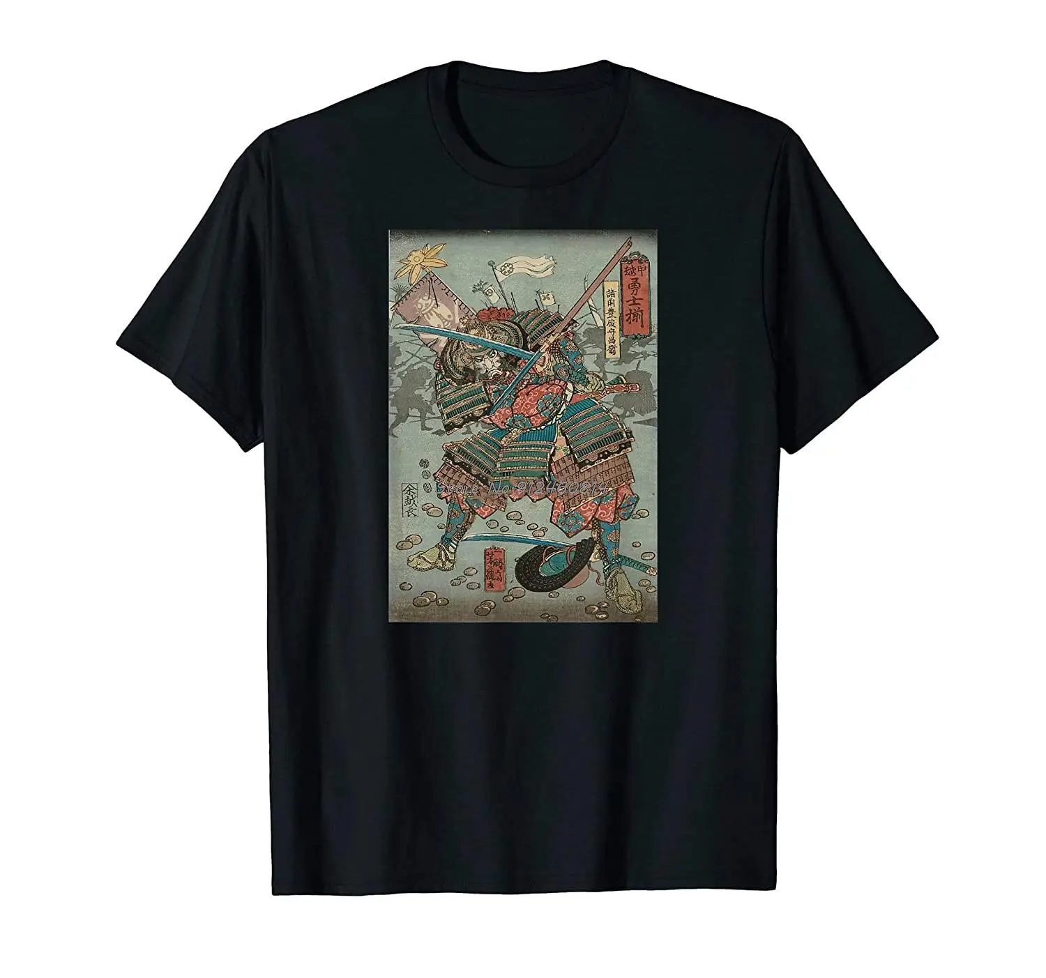 Japoński estetyczny Retro Vintage japonia Woodblock drukowany obraz T-Shirt mężczyźni bawełna O-neck Tshirt Hip Hop Tees Streetwear Harajuku