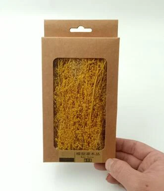 Миниатюрный альбом Chenopodium бутик кустарники набор декораций дерево песок стол модификация сцены - Цвет: Autumn yellow