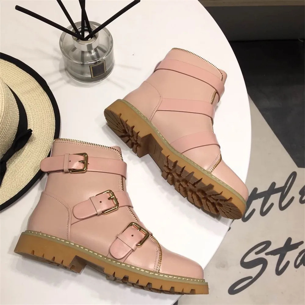 Классические модные дизайнерские женские ботильоны женская обувь высокого