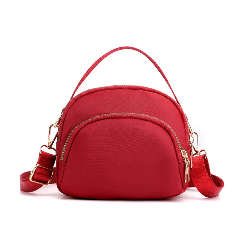 

2021 New Fashion Korean Female Messenger Crossbody Bag Nylon Cloth Lady Shoulder Bag Change Mobile Phone Small Handbag
