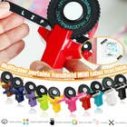 Аппарат для изготовления этикеток, многоцветный ручной 3D тиснение, ручной этикеток, ленты, принтер, сменная машинка для домашнего использования 9mmE101