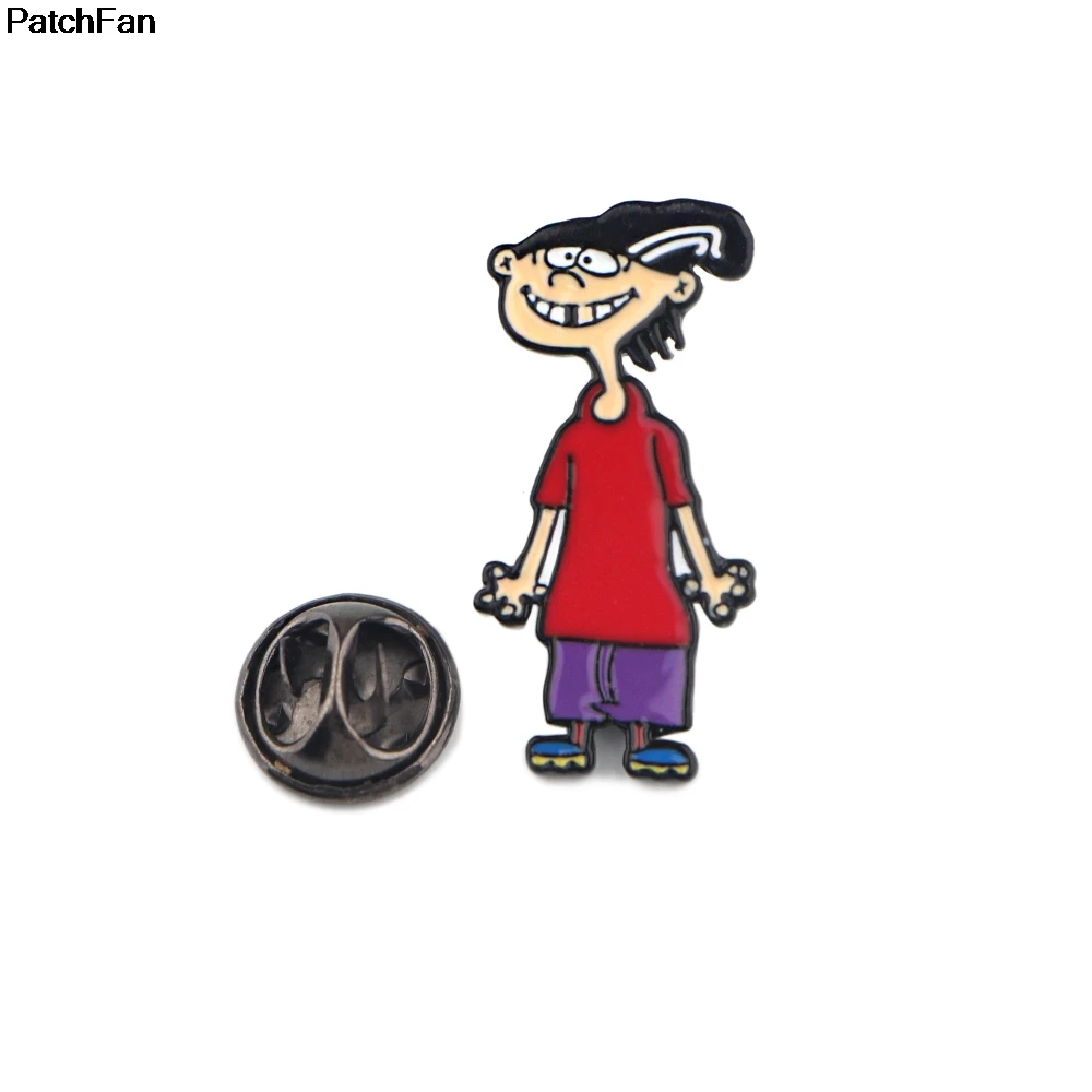 Модные парные металлические эмалированные броши и булавки A3718 в стиле патчвеера