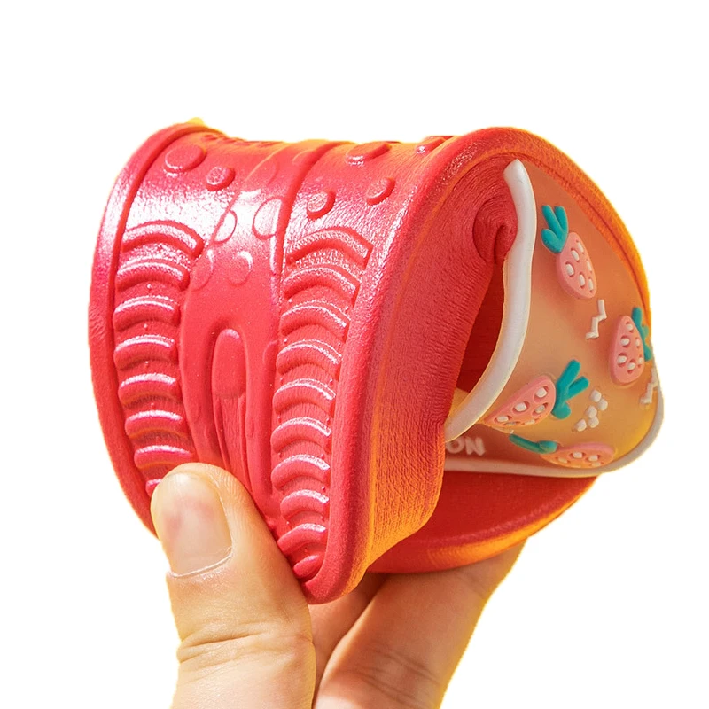 Милые тапочки для мальчиков и девочек пляжная обувь принцессы летние детские