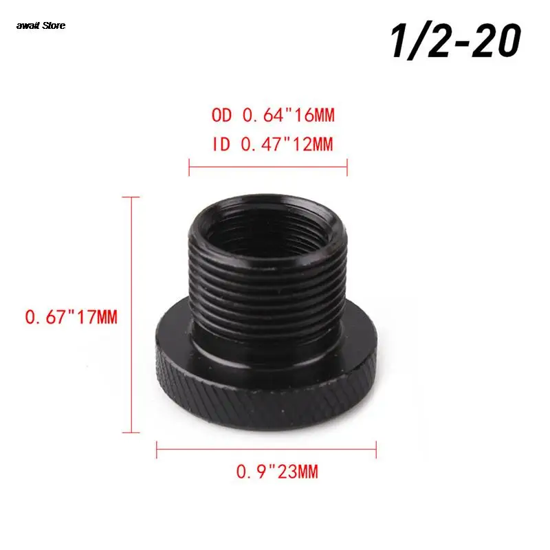 1PCS of 5/8&quot x 24 to 1/2-28 M14x1 M14x1.5 For Barrel Thread Adapter Aluminum for .223 .308 AK47 AK74 SKS all NAPA | Автомобили и